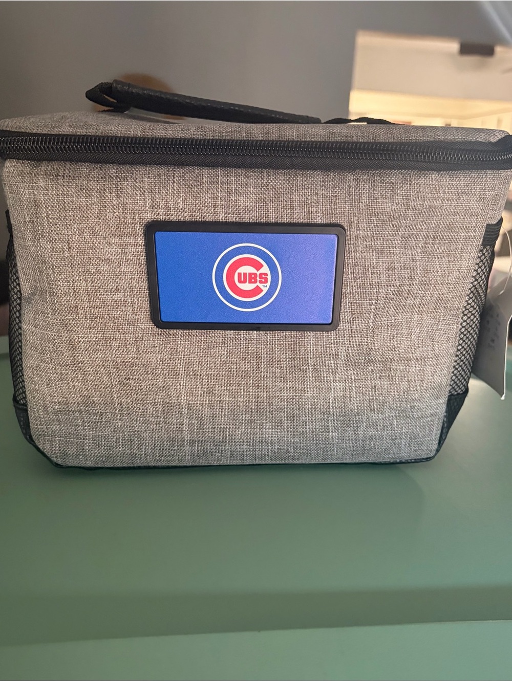 NWT The Jardine Collection Chicago Cubs Heather Gray Insulated Lunch Cooler Bag